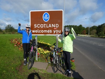 Made it to Scotland - thank heavens for that